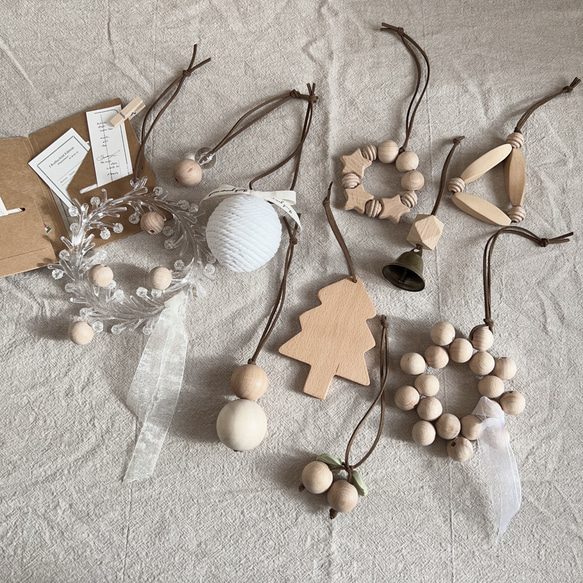 クリスマスオーナメント 11点セット ハンドメイドNEW メモセット