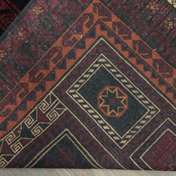 Prayer Rug ミフラブデザイン　オールド手織り絨毯　アフガン　トライバルラグ　95x162cm　＃134 8枚目の画像