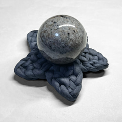 sphere pedestal：t-shirt yarn / スフィア台座 C ：Tシャツヤーン / 星 3枚目の画像