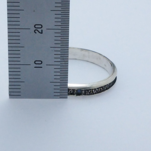 【ハンドメイド】シルバー925リング　ジルコニア ジルコニア付きシルバーリング 24号 指輪・リング KASUKE 通販