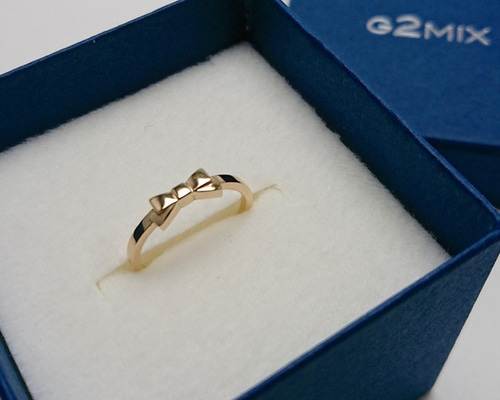 K18リボンリング 指輪・リング Salon G2MIX 通販 16767068｜Creema