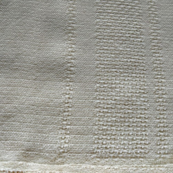 値下げ　シルクウールのキャンバス織のショール　生成り　エクリュ色　 3枚目の画像