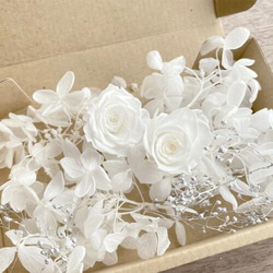 プリザーブドフラワー 17 ベージュ あじさい 紫陽花 たっぷり 約3g