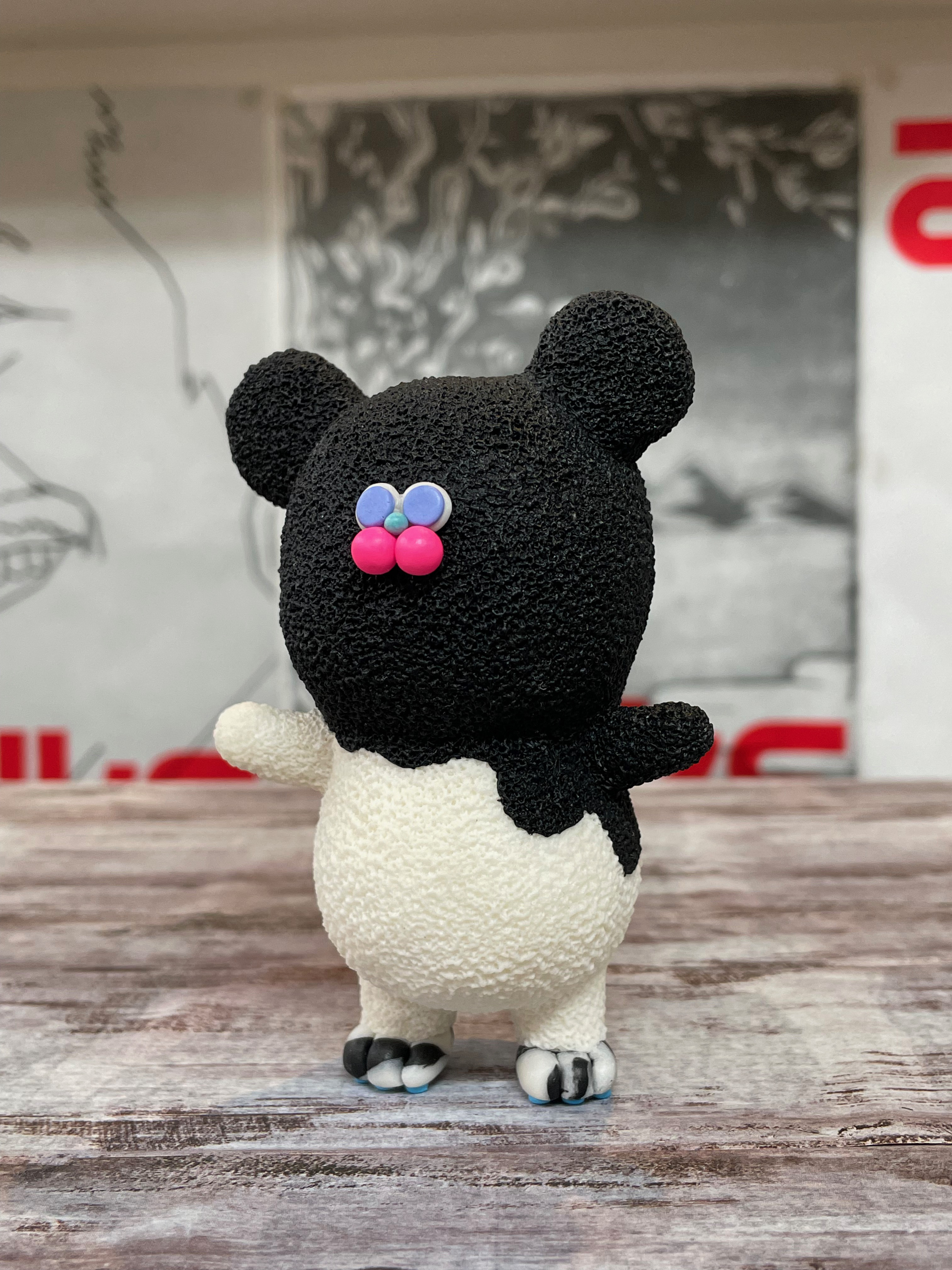 ”高さ103mm”★☆ふくくるん(みっきー？？) ☆ 幸せを招ぶ置き物として ★ 笑顔にさせるために頑張ってます。