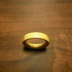 アマレロ糸縮み杢１ピースの指輪 2枚目の画像