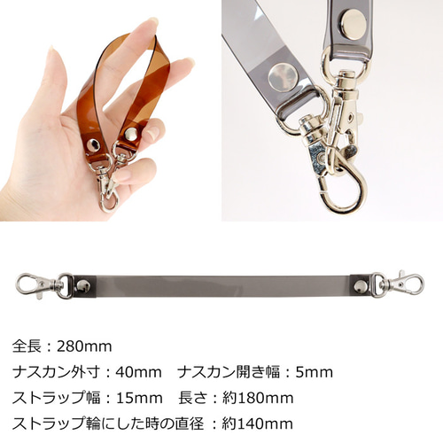 ハンドストラップ　かお_ちん^ ^オーダーページ カメラの片側の三角リングに取り付けるタイプのハンドストラップ