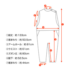 肩ボタンのオールインワン　サロペット　黒【受注製作】【送料無料】 10枚目の画像