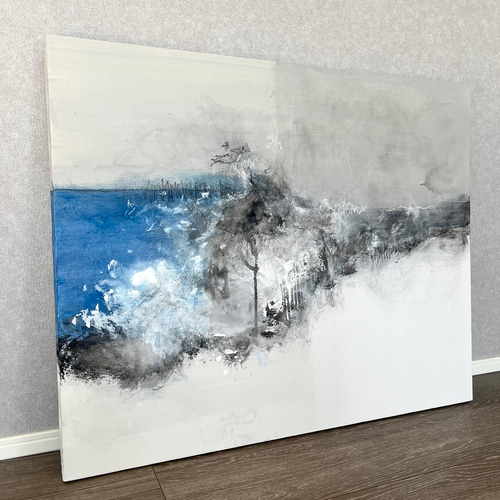 現代アート 80×65㎝ 大きめ モダン 絵画 原画 抽象画 アートパネル
