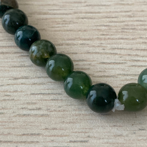 天然石ブレスレット モスアゲート ブレスレット My＊気分屋の小物店