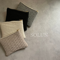 ヌビ/フェイクレザー/ポケットティッシュポーチ 4枚目の画像