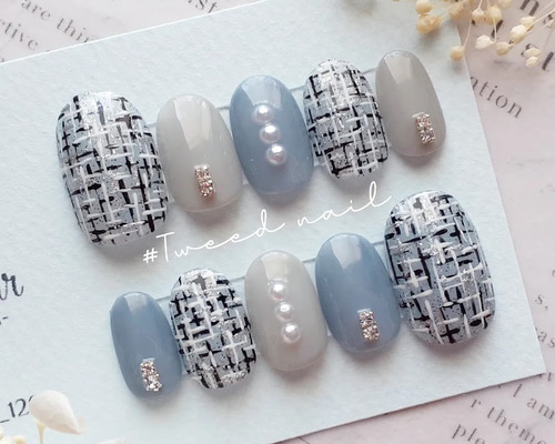 fer♥ サイズオーダー ネイルチップ no.034 ベリーショート fer♥ サイズオーダー ネイルチップ no.034 ベリーショート emi