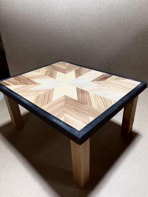 ★tyo★ハンドメイドヘリンボーンテーブル ☆tyo☆ハンドメイドヘリンボーンテーブル tyo様専用