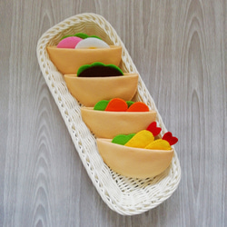 フェルトのおままごと☆サンドイッチセット おもちゃ・人形 *Blue Bee