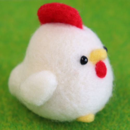 羊毛フェルト ことりさんキーホルダー 6種 羊毛フェルト toiro
