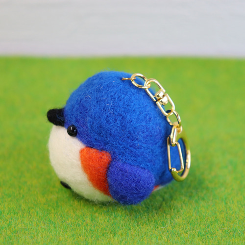 羊毛フェルト ことりさんキーホルダー 6種 羊毛フェルト toiro
