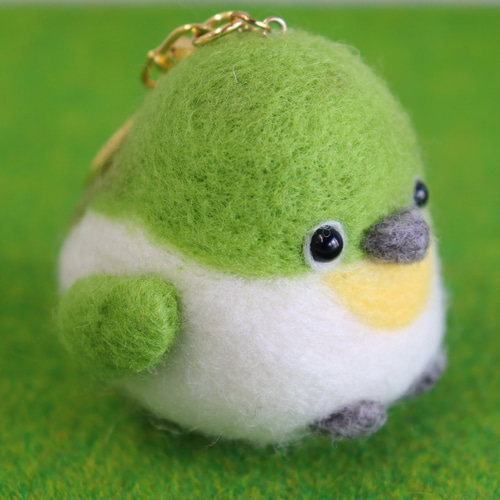 羊毛フェルト ことりさんキーホルダー 6種 羊毛フェルト toiro