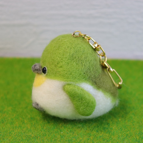 羊毛フェルト ことりさんキーホルダー 6種 羊毛フェルト toiro