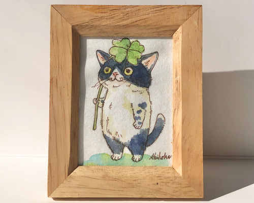 みのっち様専用出品【原画】『ガラクタの森』（チワワ 鳥 猫