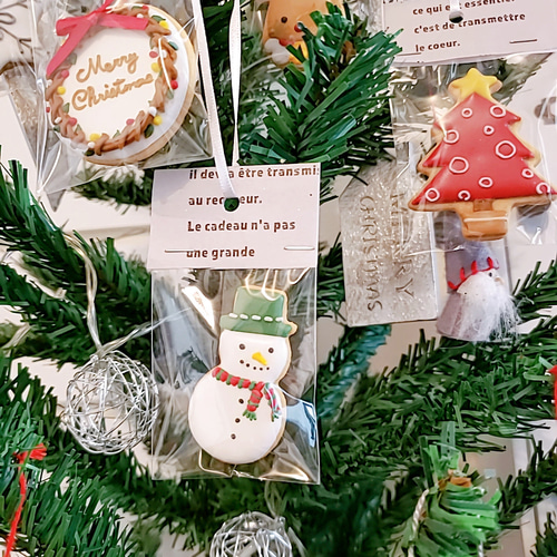 オーナメント2024】クリスマスオーナメント6点セット クッキー