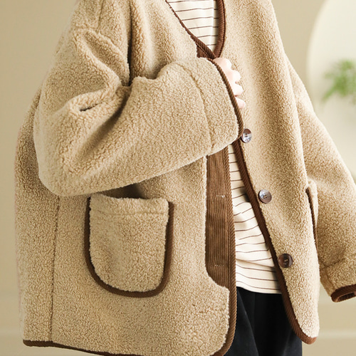 ボア ジャケット アウター アウトドア 毛皮コート 秋 冬 冬服