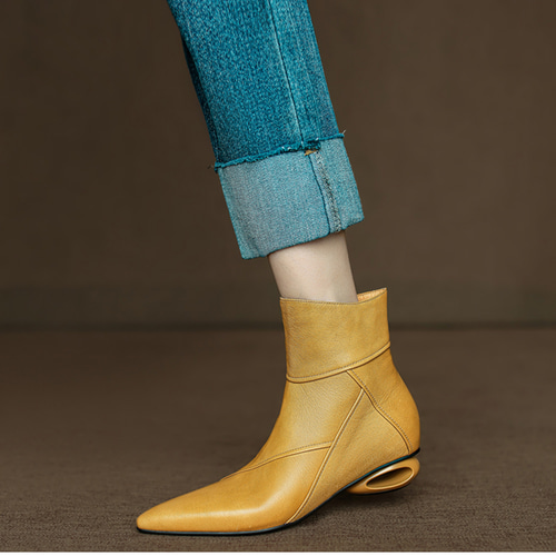 yellowショートブーツ YELLO(イエロー) / ショートブーツ/S/KHK | 中古