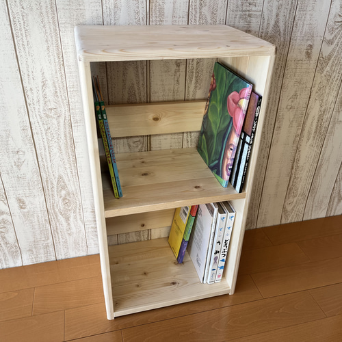 面取り】フリーラック オープンラック 教具棚 モンテッソーリ 絵