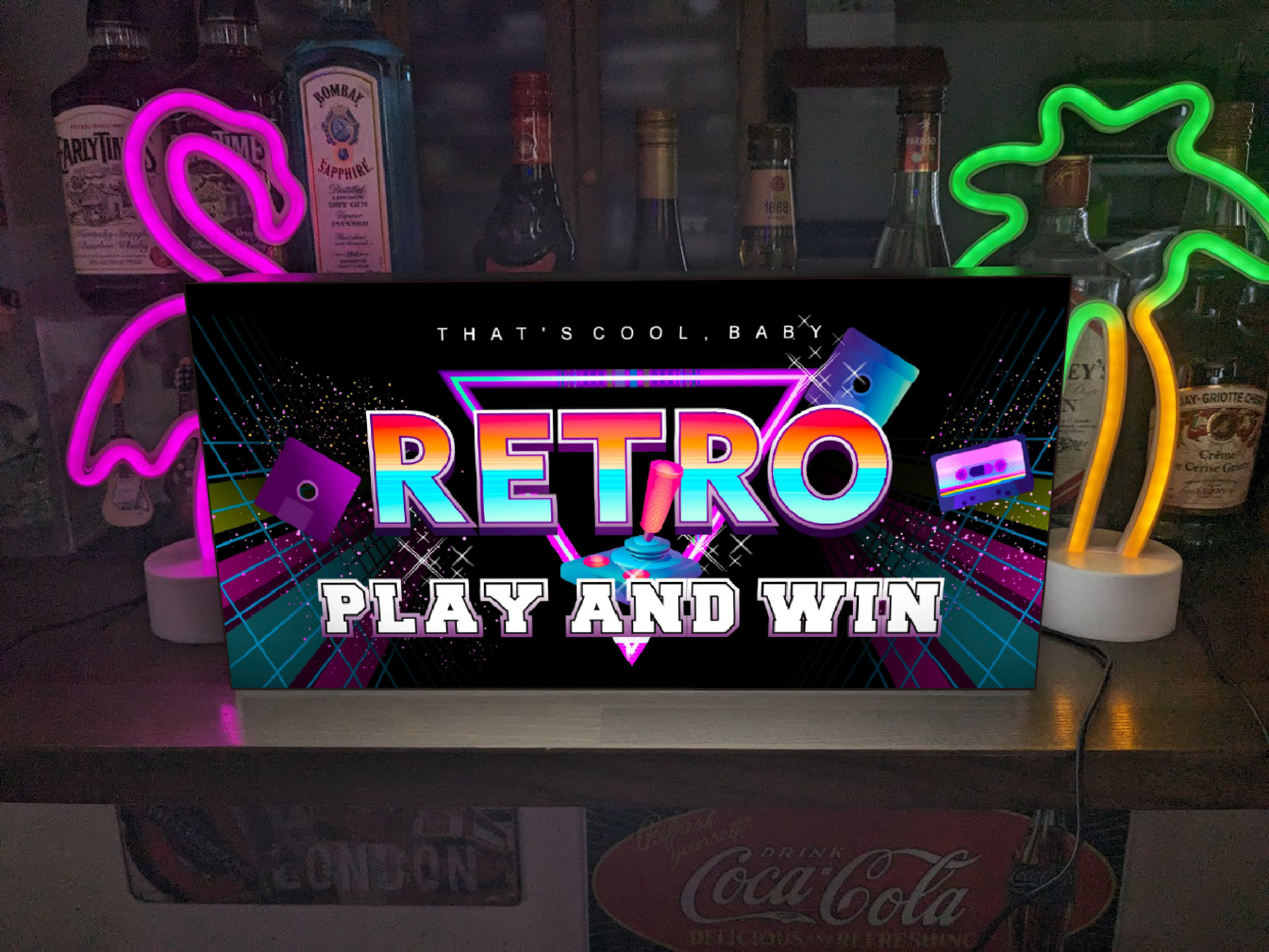 【Lサイズ】 80S 90S レトロゲーム 照明 看板 置物 雑貨 ライトBOX it-65a20515157d2-1200.jpg