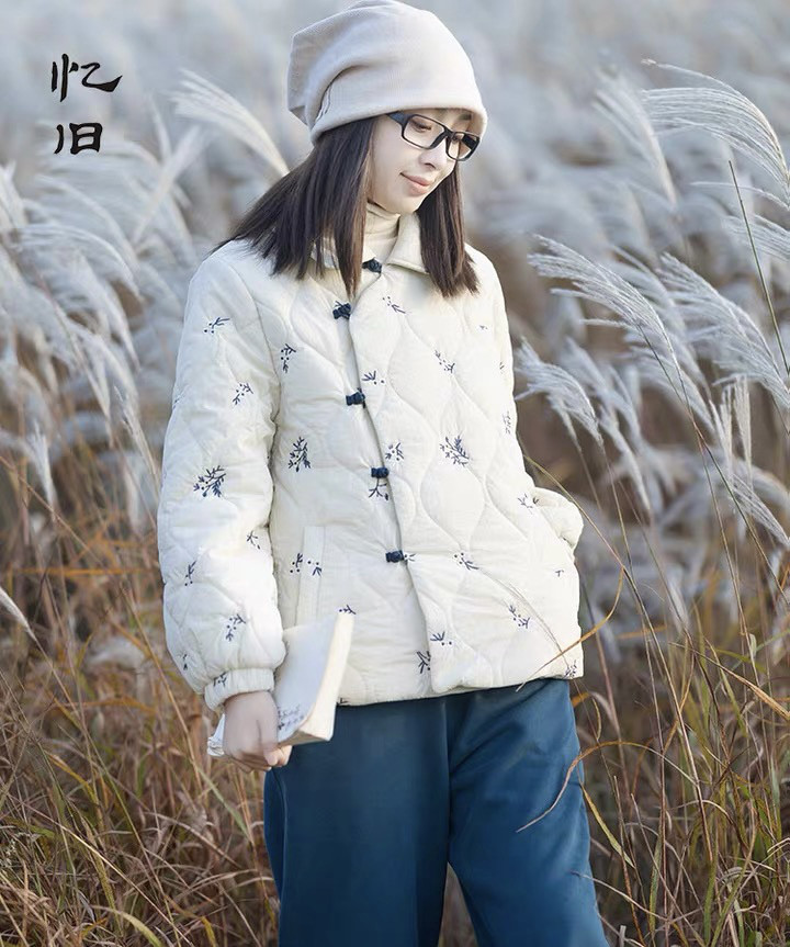 Slight Vogue わずらわさ bomber 中綿 ジャケット ボタン付き フライト