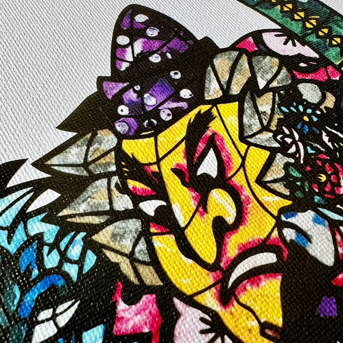 アートパネル】nebuta -祭- 【切り絵×ちぎり絵】 青森ねぶた祭