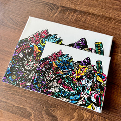 【アートパネル】nebuta -祭-  【切り絵×ちぎり絵】　青森ねぶた祭　おしゃれインテリア　個性的アート 12枚目の画像