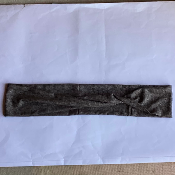絹　濃茶のスヌード　(長) 9枚目の画像