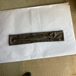 絹　濃茶のスヌード　(長) 8枚目の画像