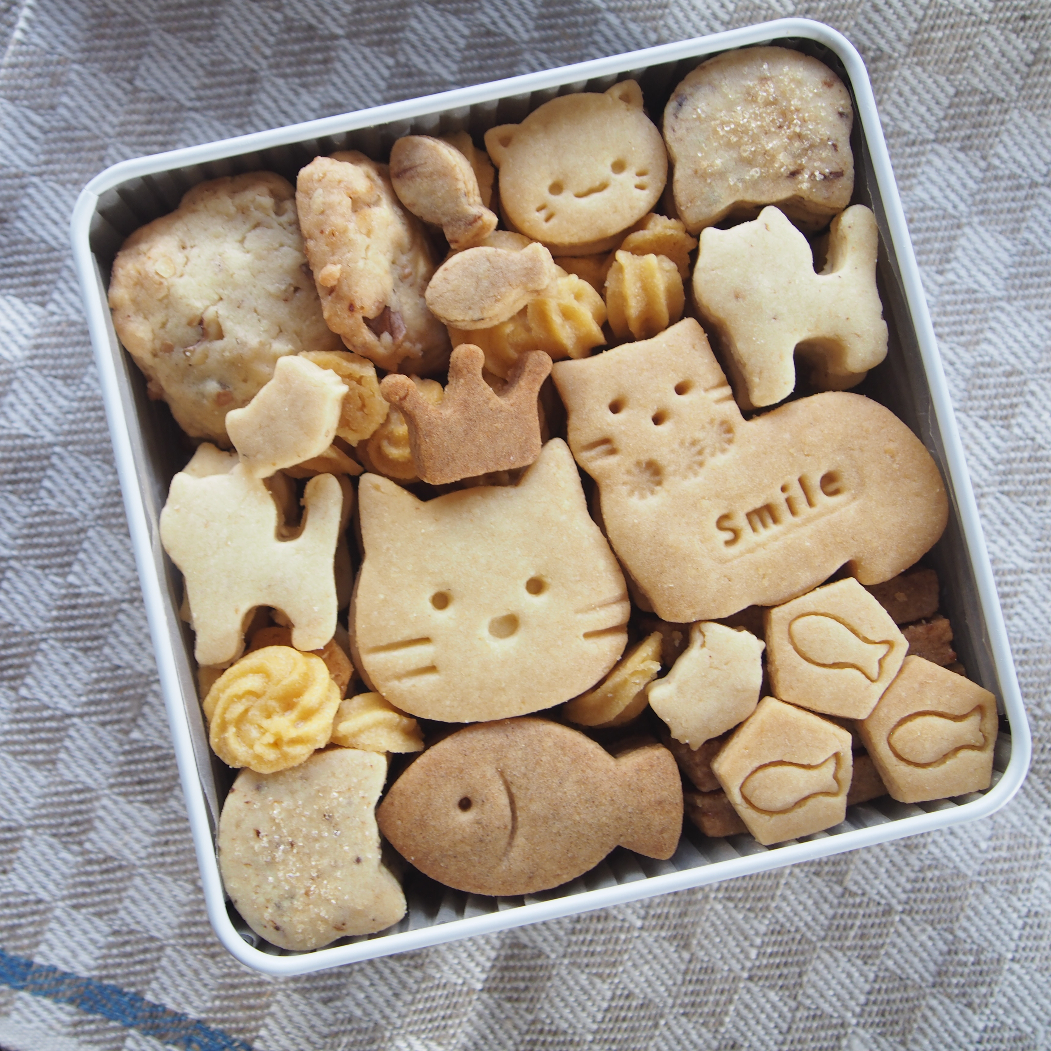 ★クッキー★　1204★★★1月10日 ねこたちの11月♪クッキー缶」（M）【期間限定缶】 クッキー