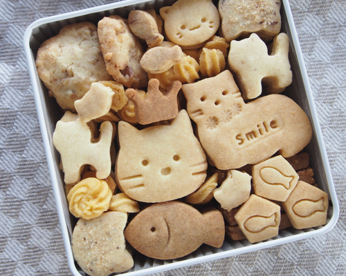 クッキー ねこたちの11月♪クッキー缶」（M）【期間限定缶】 クッキー