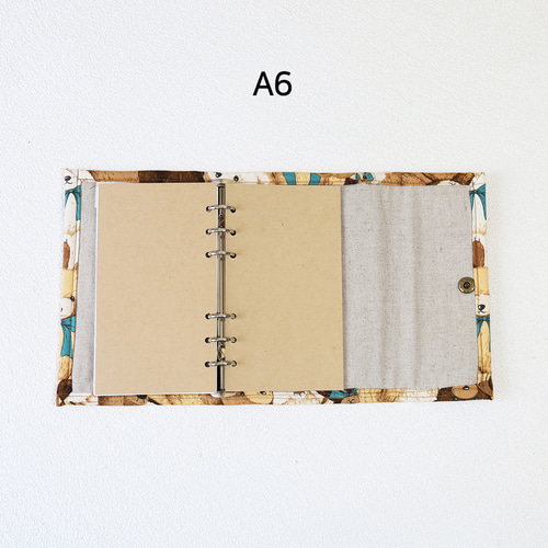ファブリック/ミニ6 /システム手帳/A7, A6 サイズ 手帳