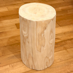 Hinoki  Wood  Stool No.447 2枚目の画像