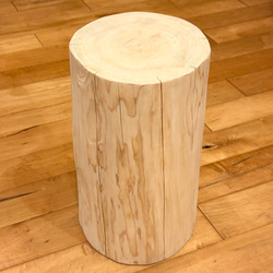 Hinoki  Wood  Stool No.447 1枚目の画像