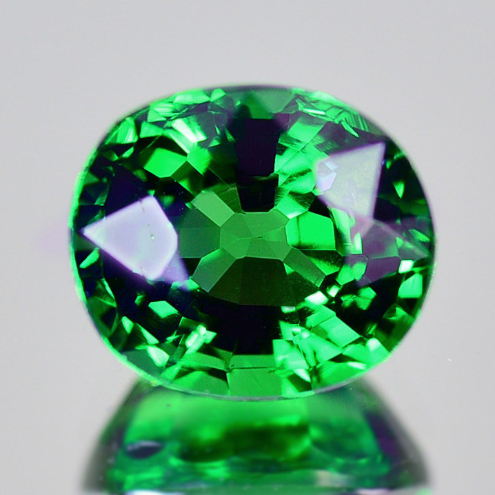 加工OK ソ付 ツァボライト ガーネット 0.947ct ルース オーバル