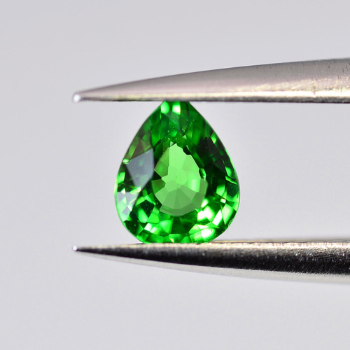 ソ付 ツァボライト ガーネット 0.478ct ルース ペアシェイプ 天然石 