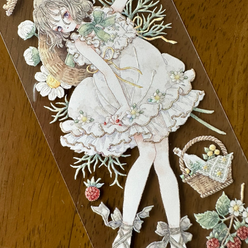♡SALE♡贝壳光 6cm×10m 荼蘼 海外マスキングテープ ♡SALE♡贝壳光 6cm×10m 荼蘼 海外マスキングテープ