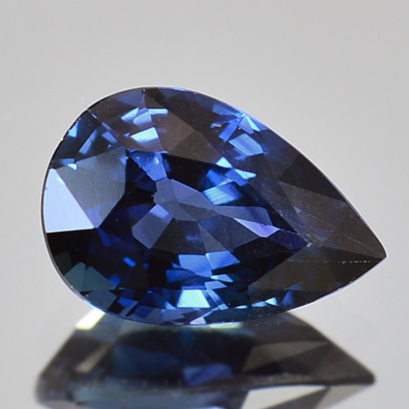 ソ付 ブルー サファイア 0.705ct ルース ペアシェイプ 天然石 CheReine 