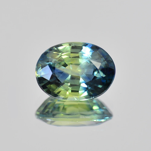 加工OK ソ付 バイカラーサファイア 1.035ct ルース オーバル