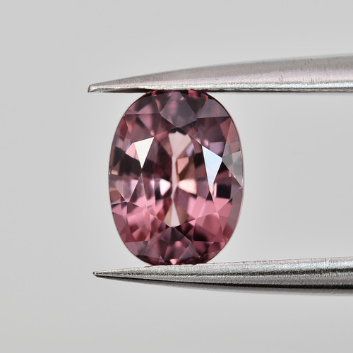 加工OK ソ付 パープルピンク ジルコン 2.212ct ルース オーバル 天然石 