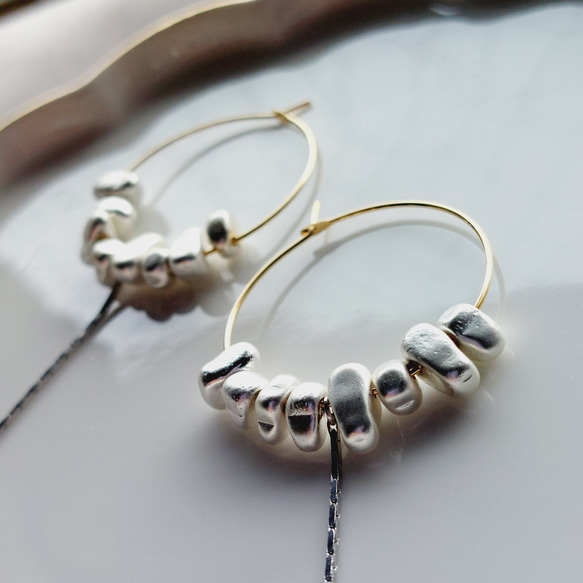Antidote シルバー フープピアス Antidote シルバー フープピアス ANTIDOTE BUYERS CLUB
