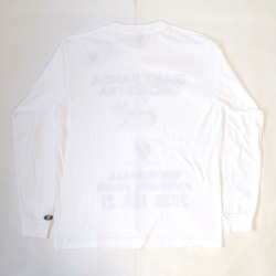 パンダ長袖Tシャツ「シャンシャンバイオリン」ホワイト Mサイズ  WATERFALLオリジナル商品 5枚目の画像