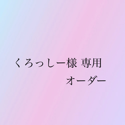 くろっしー様 専用☆ ヘアクリップオーダー 1枚目の画像