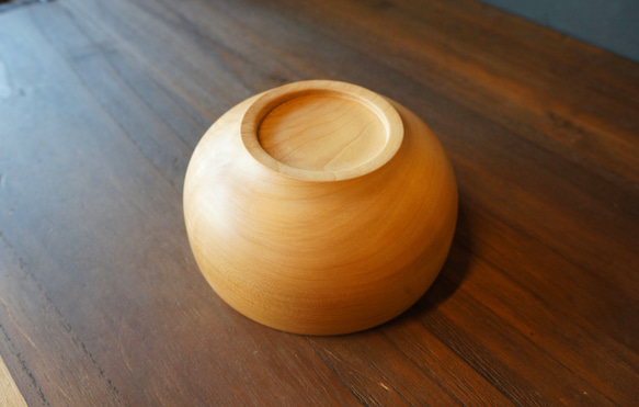 【木　皿　木製　食器　カレー皿】＃171 トチ 3枚目の画像