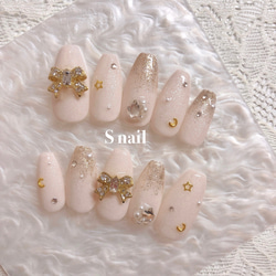 61))クリスマスネイル 韓国風 ミラーネイル ネイルチップ フレンチガーリー pink GLITTER🎀 . . . #nail#フレンチガーリー#表参道ネイル#ガーリー