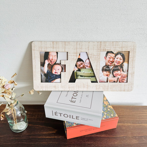 天気の子　サントリー　オリジナルフォトスタンド 木製フォトスタンド “FAM” 写真立て Photo Stand Album インテリア