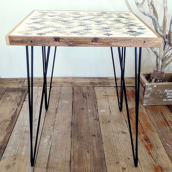 アンティークタイル カフェテーブル 安く 買う